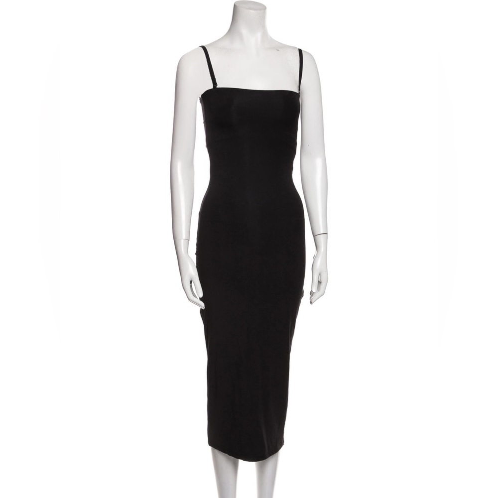Midi Dress with removable straps